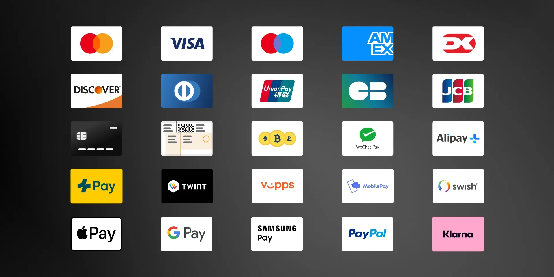 神木丽支持的多种安全支付方式图标展示